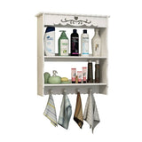 Family Multifunction Wall Shelf Waterproof Bathroom Wall Hanging Shelves